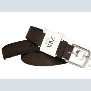 ZARA Brown Leather and Suede Belt Made in Spain 85cm Men's Size Small or 30